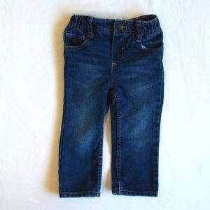 old navy straight leg denim jeans 18-24 months baby